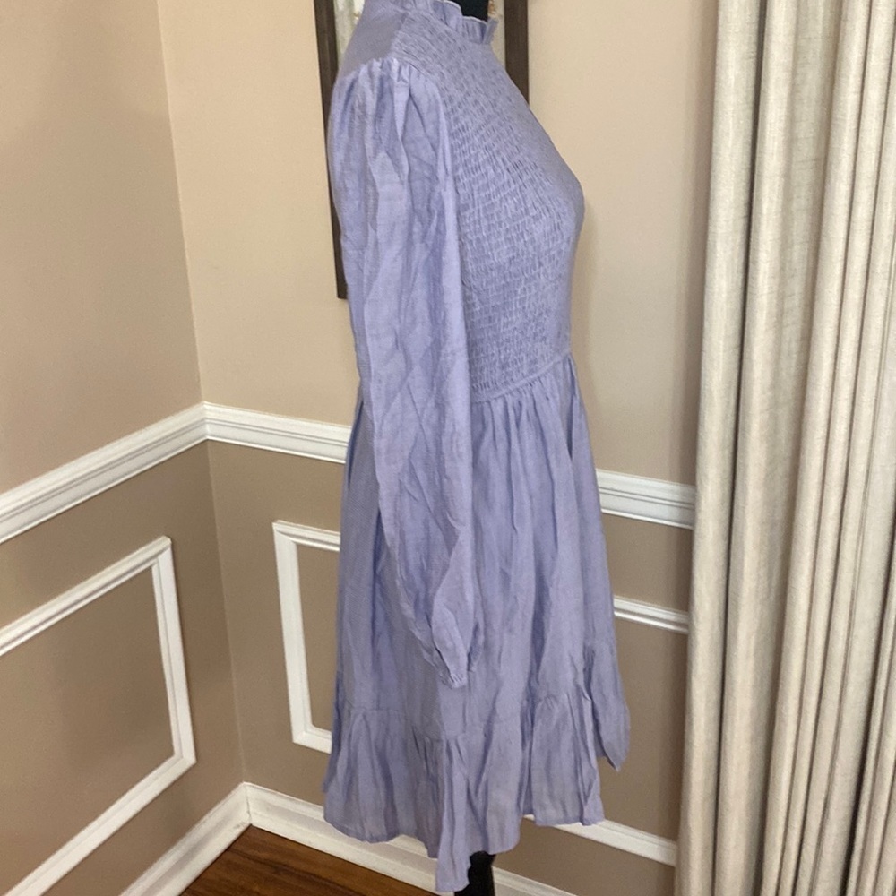 Berryou Lilac Colored Lined Dress Medium NWT - Picture 3 of 9